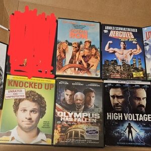 8 Dvds Action and Comedy DVDs